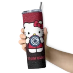 custom los angeles clippers hello kitty red black skinny tumbler best selling 1.webp