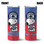 custom los angeles clippers snoopy attitude red skinny tumbler best selling 1.webp