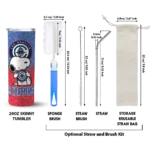 custom los angeles clippers snoopy attitude red skinny tumbler best selling 1.webp