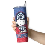 custom los angeles clippers snoopy attitude red skinny tumbler best selling 1.webp