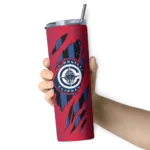 custom los angeles clippers star pop red black skinny tumbler best selling 1.webp