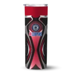 custom los angeles clippers superman emblem red black skinny tumbler best selling 1.webp