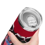 custom los angeles clippers superman emblem red black skinny tumbler best selling 1.webp