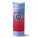 custom los angeles clippers swirl texture red skinny tumbler best selling 1.webp