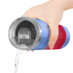 custom los angeles clippers swirl texture red skinny tumbler best selling 1.webp