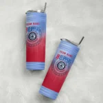 custom los angeles clippers swirl texture red skinny tumbler best selling 1.webp