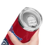 custom los angeles clippers torn band red white skinny tumbler best selling 1.webp