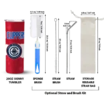 custom los angeles clippers torn band red white skinny tumbler best selling 1.webp