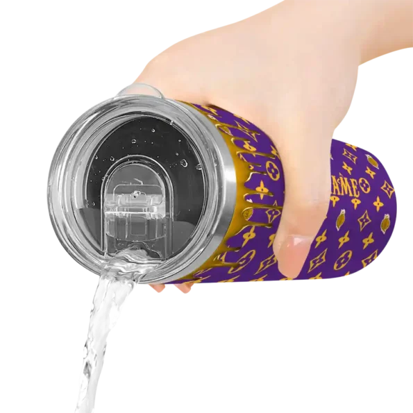 custom los angeles lakers camo streak purple skinny tumbler latest model.webp