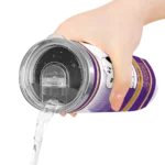 custom los angeles lakers snoopy dog purple white skinny tumbler best selling 1.webp
