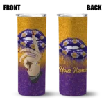 custom los angeles lakers sparkle lips purple skinny tumbler best selling 1.webp