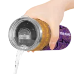 custom los angeles lakers spiral burst print purple skinny tumbler best selling 1.webp