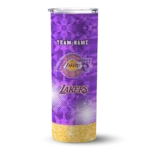 custom los angeles lakers starburst tiles purple skinny tumbler best selling 1.webp