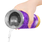 custom los angeles lakers starburst tiles purple skinny tumbler best selling 1.webp