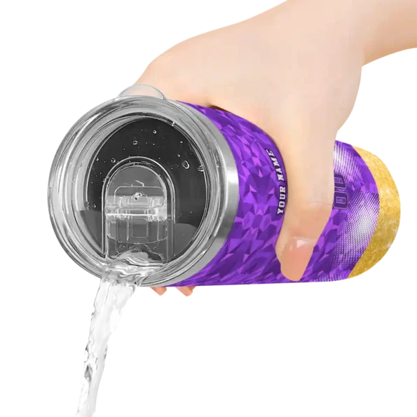 custom los angeles lakers starburst tiles purple skinny tumbler latest model.webp