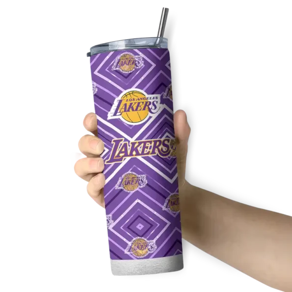 custom los angeles lakers zipper leopard purple skinny tumbler premium grade 1.webp