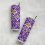custom los angeles lakers zipper leopard purple skinny tumbler best selling 1.webp