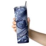 custom memphis grizzlies helmet clash blue skinny tumbler best selling 1.webp