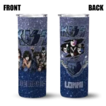 custom memphis grizzlies kiss band navy skinny tumbler best selling 1.webp