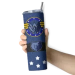 custom memphis grizzlies star cluster blue skinny tumbler best selling 1.webp