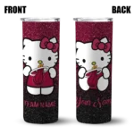 custom miami heat hello kitty red black skinny tumbler best selling 1.webp