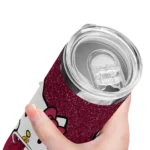 custom miami heat hello kitty red black skinny tumbler best selling 1.webp