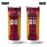 custom miami heat stacked diamond red skinny tumbler best selling 1.webp