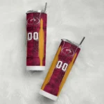 custom miami heat stacked diamond red skinny tumbler best selling 1.webp