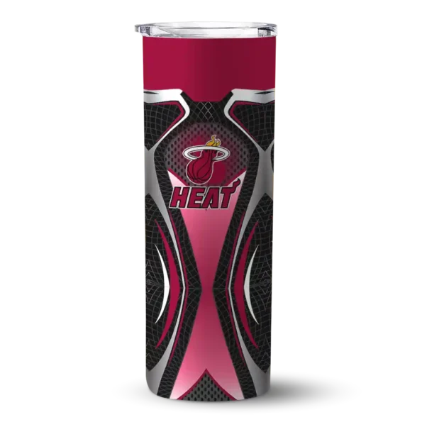 custom miami heat superman emblem red black skinny tumbler best selling 1.webp