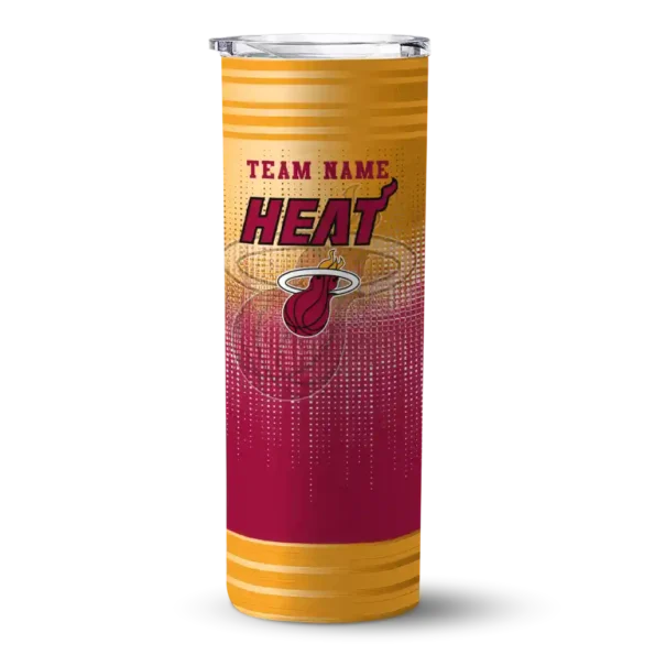 custom miami heat swirl texture red skinny tumbler best selling 1.webp
