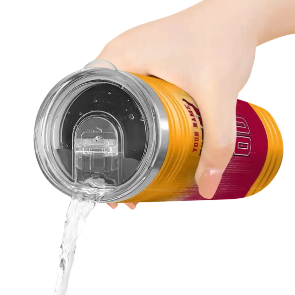 custom miami heat swirl texture red skinny tumbler latest model.webp