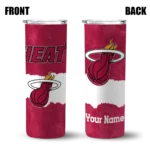 custom miami heat torn band red white skinny tumbler best selling 1.webp
