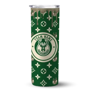 custom milwaukee bucks camo streak green skinny tumbler best selling 1.webp