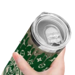 custom milwaukee bucks camo streak green skinny tumbler best selling 1.webp
