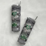 custom milwaukee bucks chevron v green gray skinny tumbler best selling 1.webp