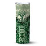 custom milwaukee bucks spiral burst print green skinny tumbler best selling 1.webp