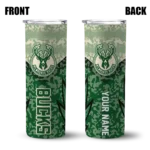 custom milwaukee bucks spiral burst print green skinny tumbler best selling 1.webp