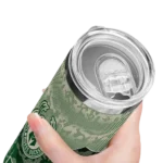 custom milwaukee bucks spiral burst print green skinny tumbler best selling 1.webp
