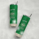 custom milwaukee bucks starburst tiles green skinny tumbler best selling 1.webp