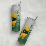 custom milwaukee bucks winnie the pooh green gray skinny tumbler best selling 1.webp