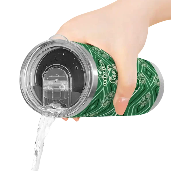 custom milwaukee bucks zipper leopard green skinny tumbler latest model.webp