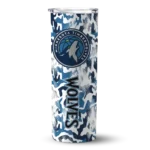 custom minnesota timberwolves claw marks midnight blue white skinny tumbler best selling 1.webp