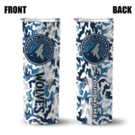 custom minnesota timberwolves claw marks midnight blue white skinny tumbler best selling 1.webp