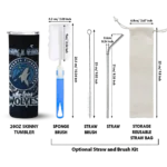 custom minnesota timberwolves rose romance midnight blue black skinny tumbler best selling 1.webp