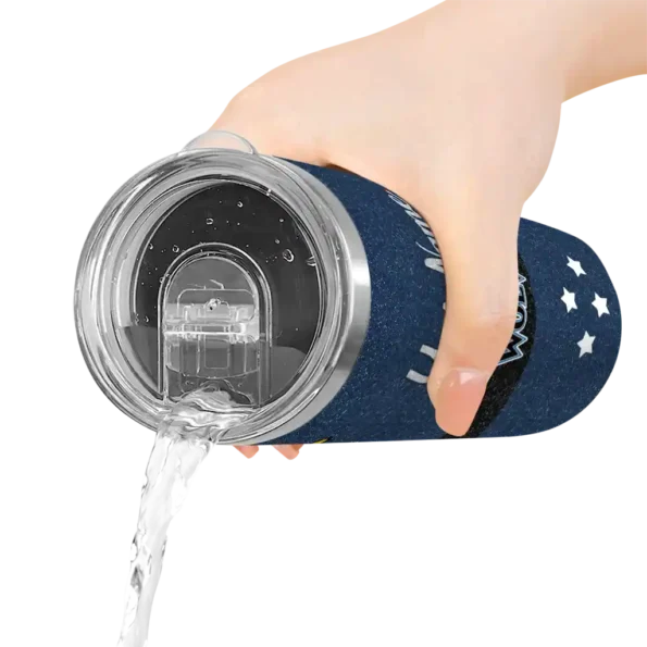 custom minnesota timberwolves star cluster midnight blue skinny tumbler latest model.webp