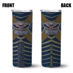 custom new orleans pelicans camo texture navy skinny tumbler best selling 1.webp