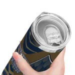 custom new orleans pelicans camo texture navy skinny tumbler best selling 1.webp