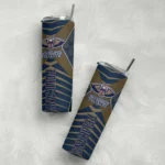 custom new orleans pelicans camo texture navy skinny tumbler best selling 1.webp