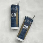 custom new orleans pelicans stacked diamond navy skinny tumbler best selling 1.webp
