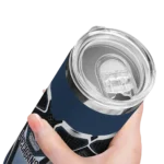 custom new orleans pelicans superman emblem navy black skinny tumbler best selling 1.webp